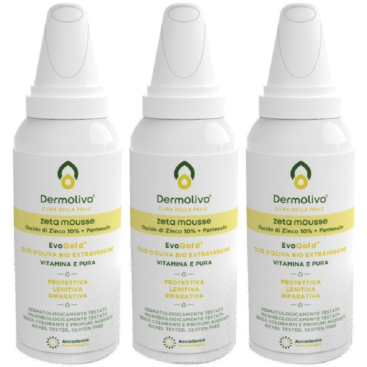 Compra Online dermolivo zeta mousse 100ml 3x100 ml schiuma e Trova il miglior prezzo