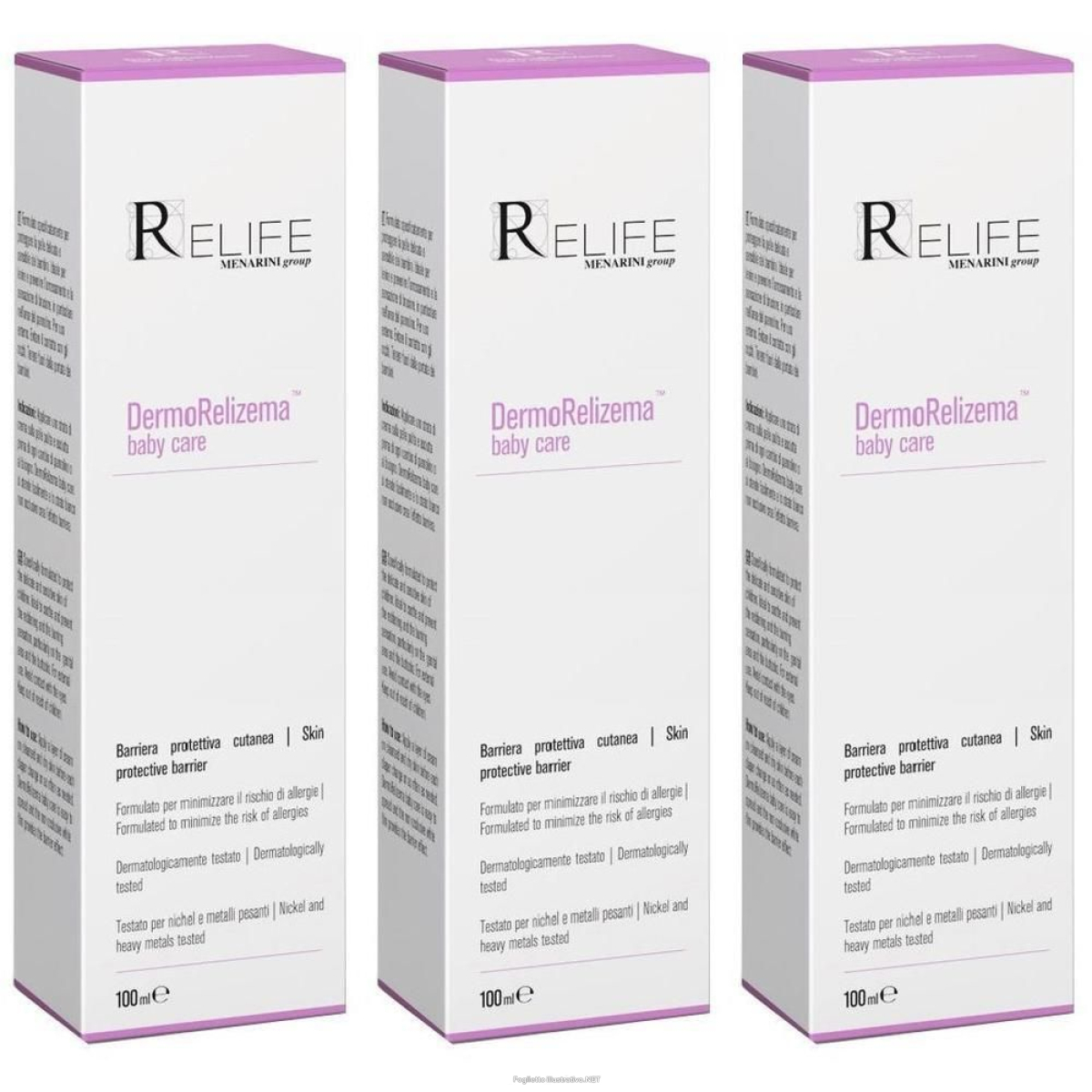Compra Online dermorelizema baby care 100 ml 3x100 ml crema e Trova il miglior prezzo