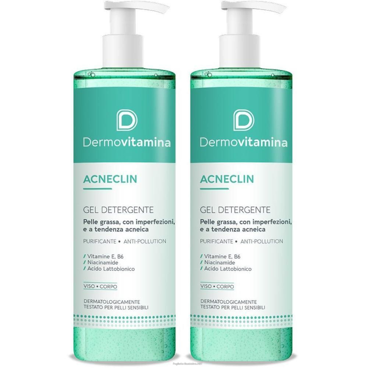 Compra Online dermovitamina acneclin gel detergente 2x400 ml e Trova il miglior prezzo