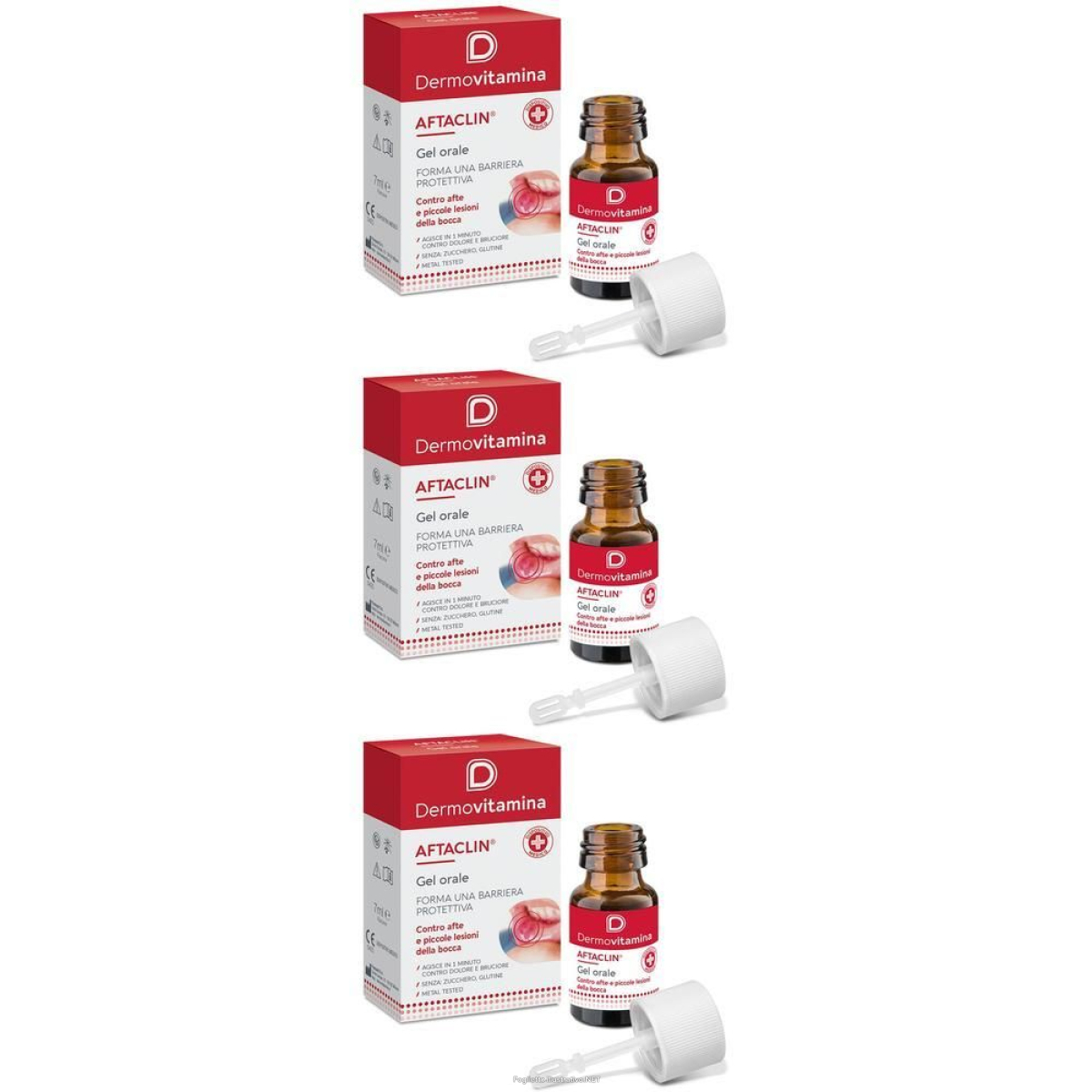 Compra Online dermovitamina aftaclin® gel orale 3x7 ml e Trova il miglior prezzo