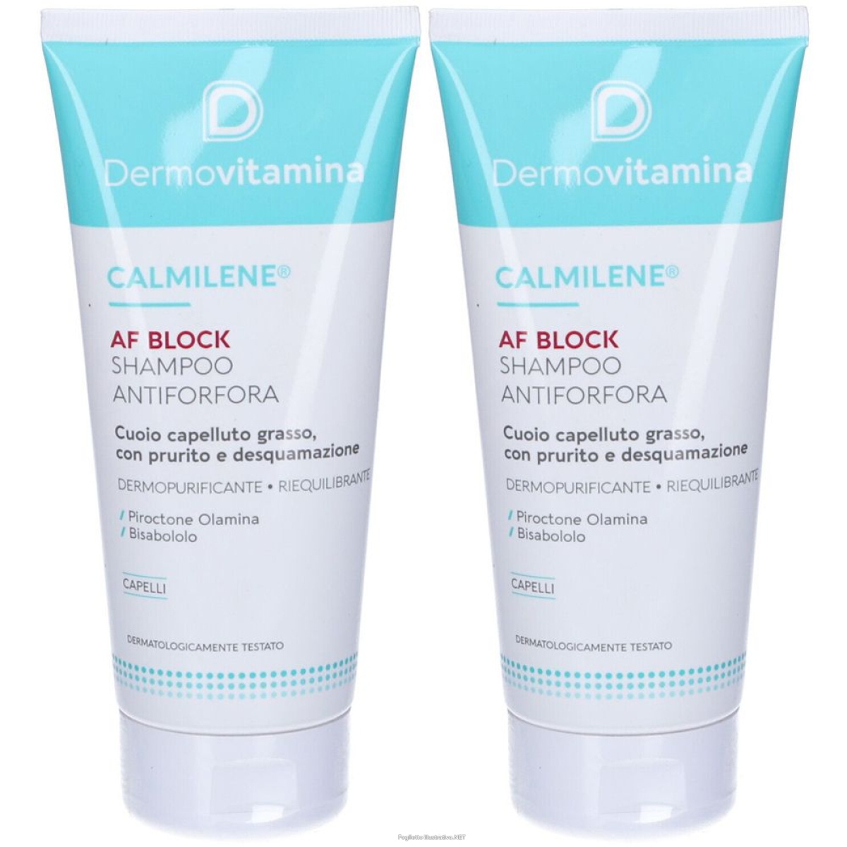 Compra Online dermovitamina calmilene afblock shampoo antiforfora set da 2 2x200 ml e Trova il miglior prezzo