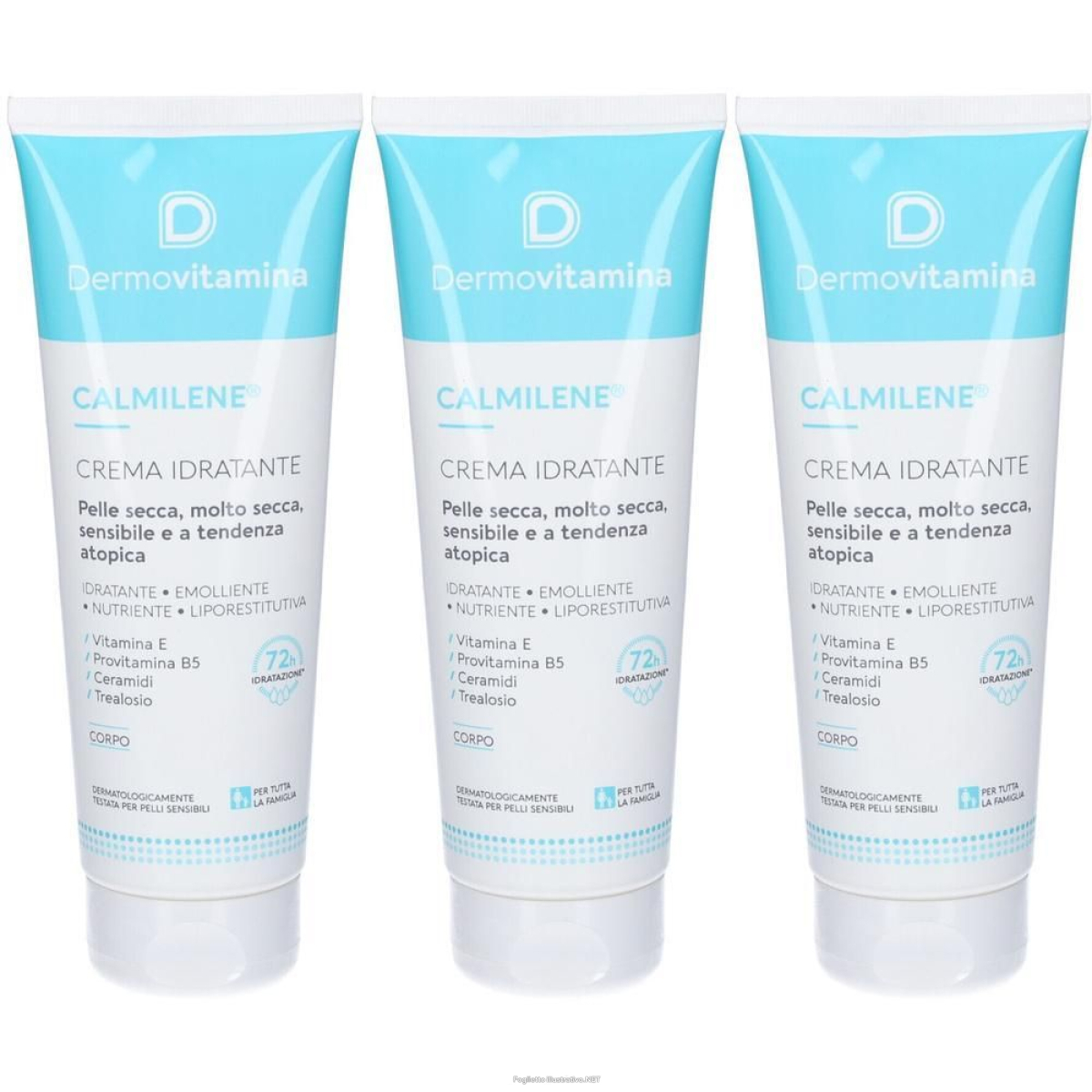 Compra Online dermovitamina calmilene crema idratante 3x250 ml e Trova il miglior prezzo