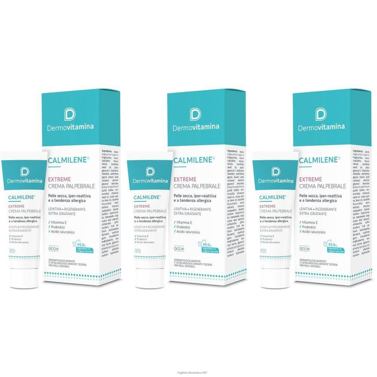Compra Online dermovitamina calmilene extreme crema palpebrale 3x15 ml e Trova il miglior prezzo