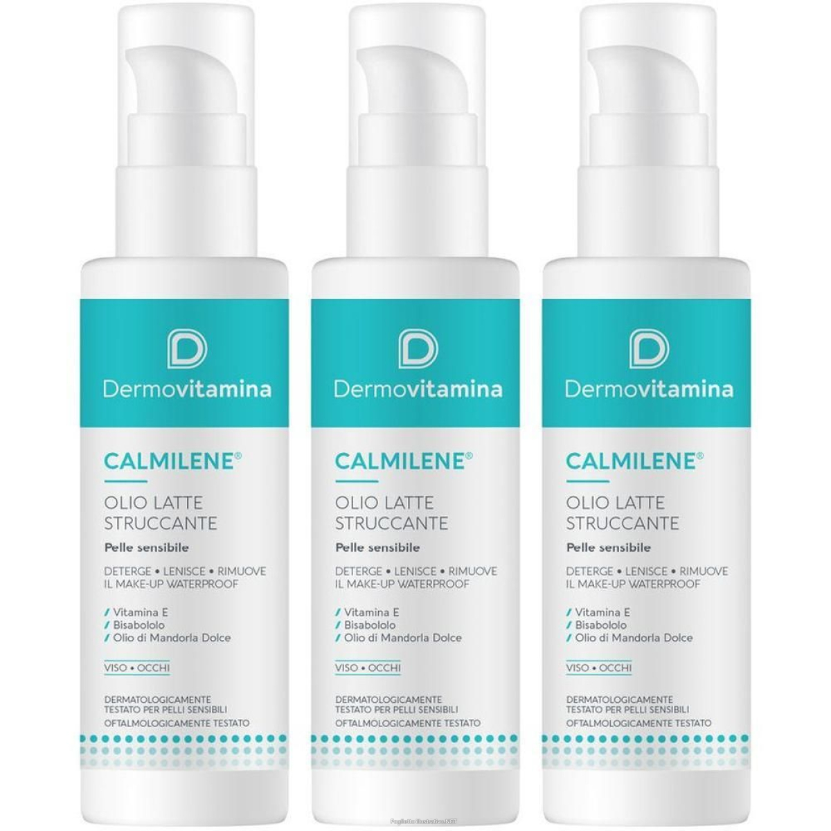 Compra Online dermovitamina calmilene® olio latte struccante 3x100 ml e Trova il miglior prezzo