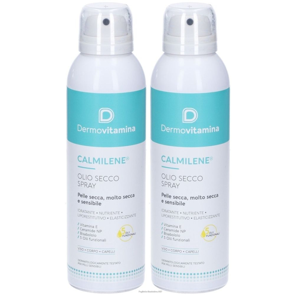 Compra Online dermovitamina calmilene® olio secco spray set da 2 2x200 ml e Trova il miglior prezzo