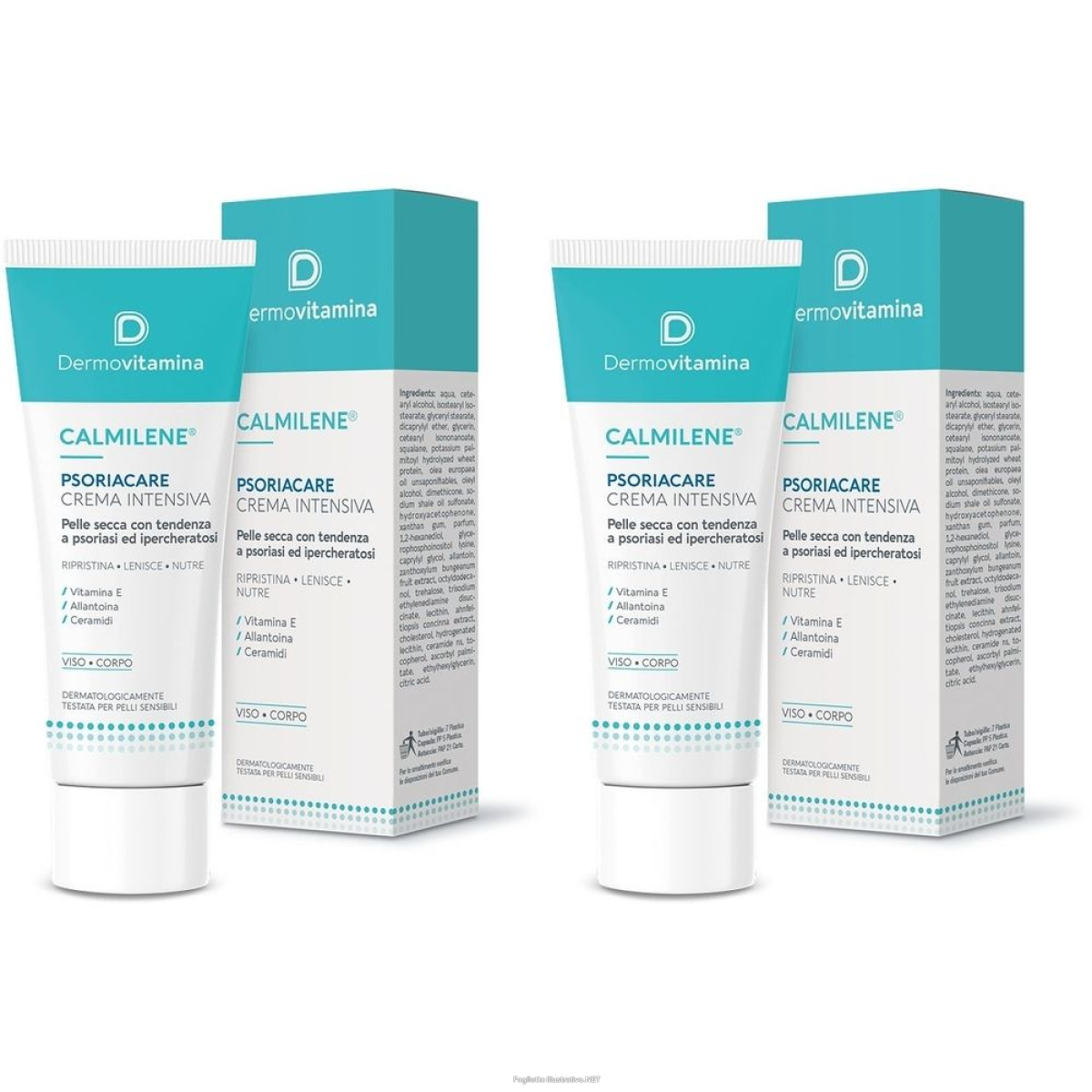 Compra Online dermovitamina calmilene psoriacare crema set da 2 2x50 ml e Trova il miglior prezzo