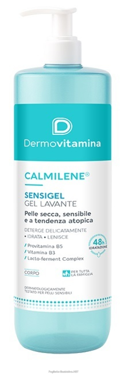 Compra Online dermovitamina calmilene sensigel gel lavante per pelle secca sensibile e a tendenza atopica 1000ml e Trova il miglior prezzo
