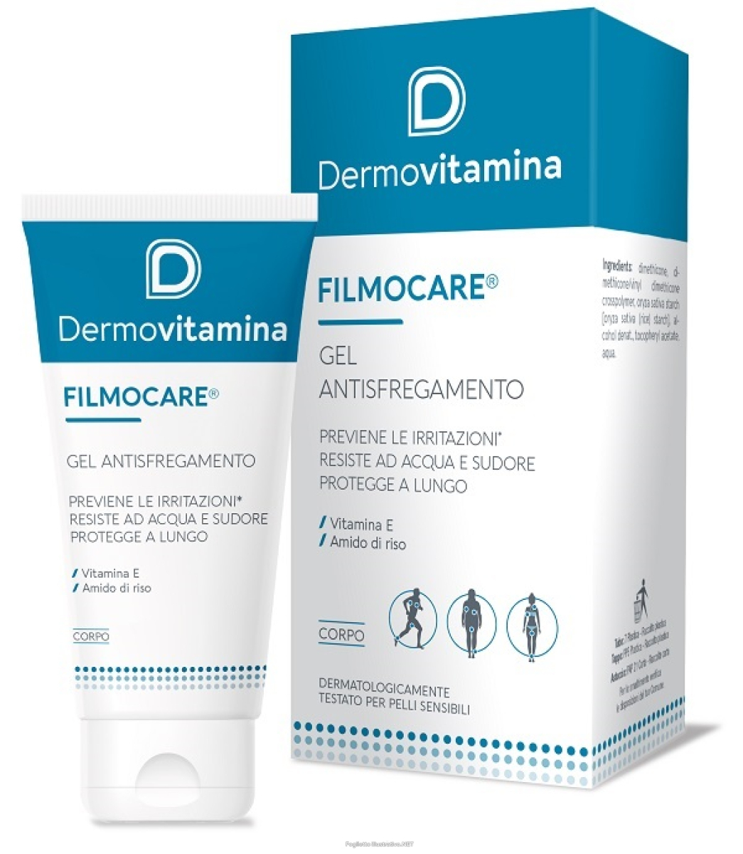 Compra Online dermovitamina filmocare gel antisfregamento previene le irritazioni e protegge a lungo 30ml e Trova il miglior prezzo