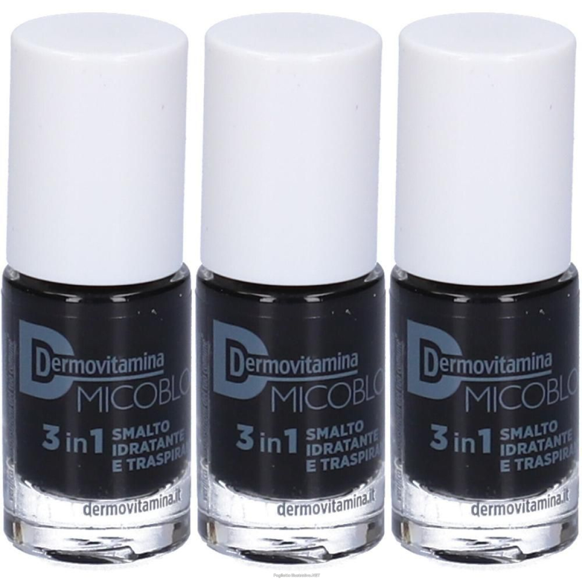 Compra Online dermovitamina micoblock® 3 in 1 smalto idratante e traspirante nero e Trova il miglior prezzo