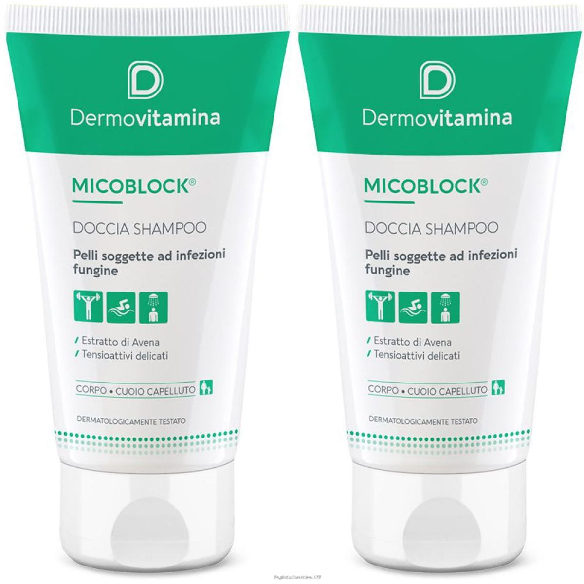 Compra Online dermovitamina micoblock® doccia shampoo set da 2 2x200 ml gel doccia e Trova il miglior prezzo