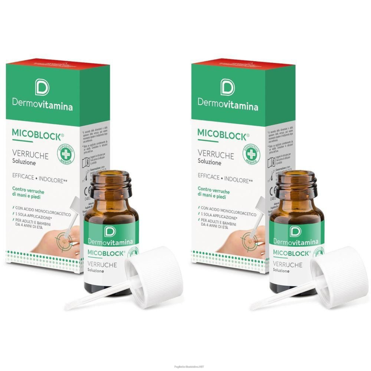 Compra Online dermovitamina micoblock® verruche soluzione 2x2 ml pennellata e Trova il miglior prezzo