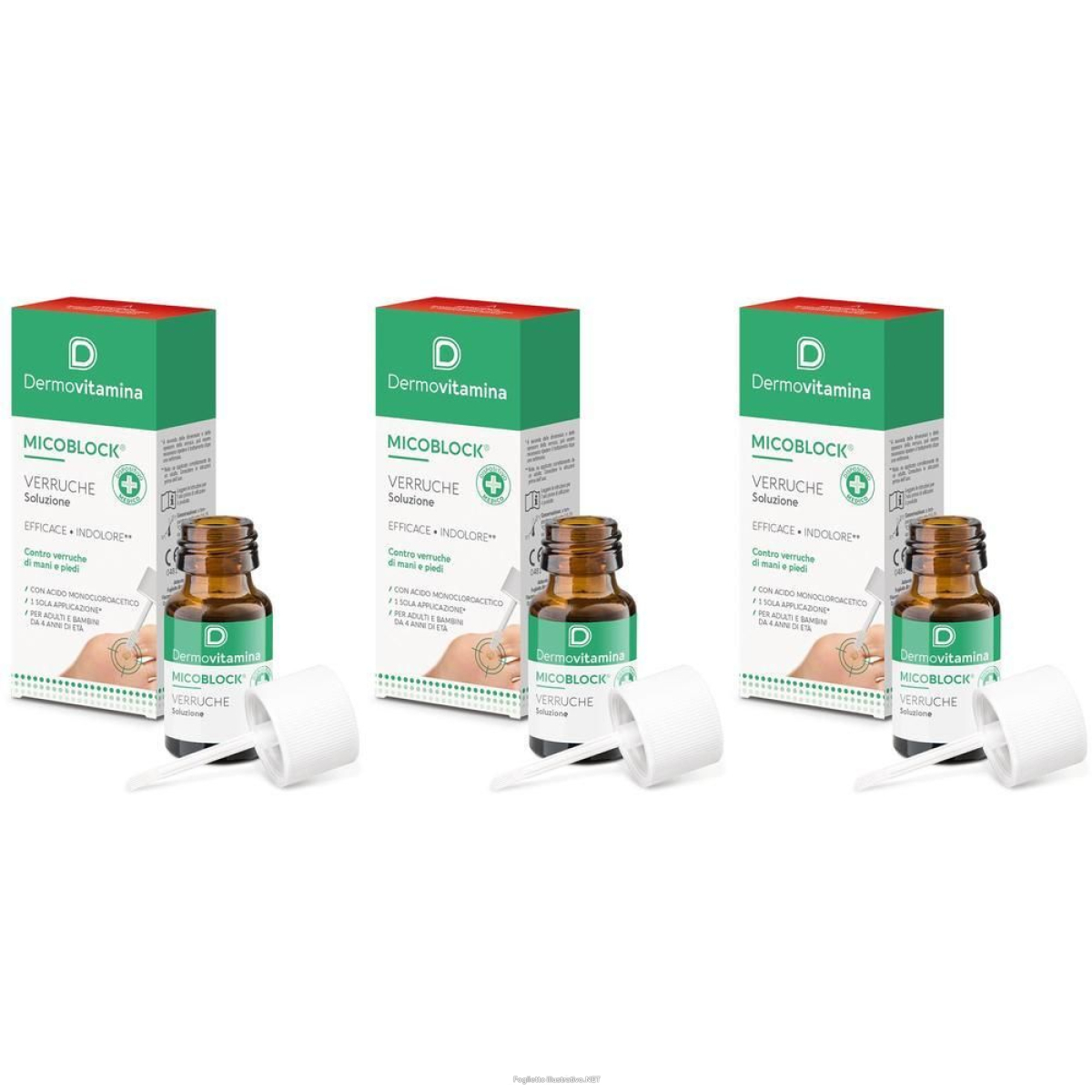 Compra Online dermovitamina micoblock® verruche soluzione 3x2 ml pennellata e Trova il miglior prezzo