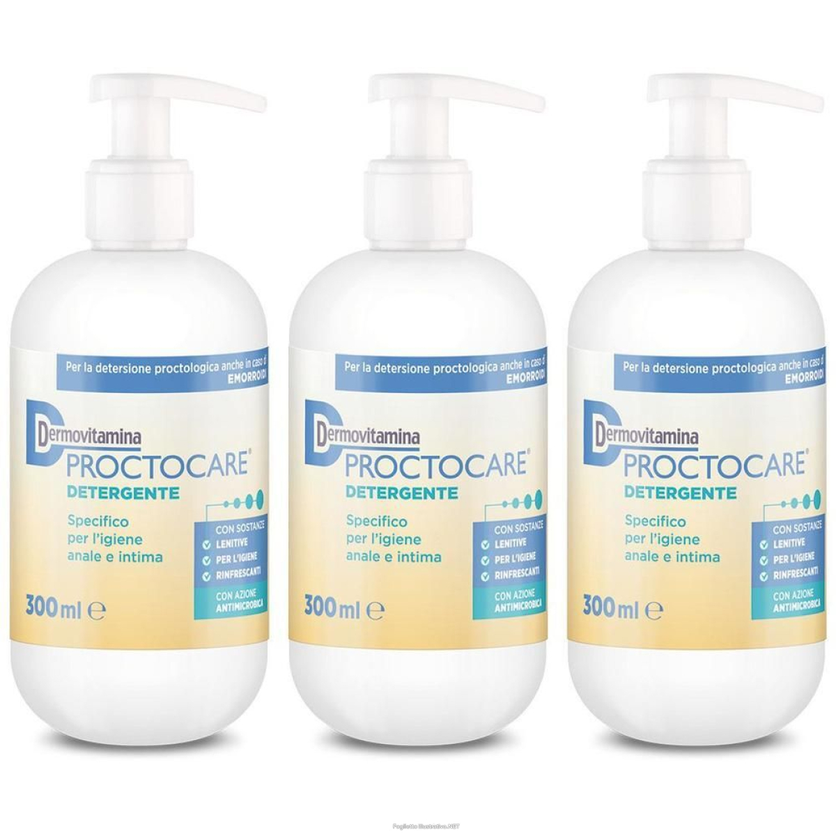 Compra Online dermovitamina proctocare detergente intimo 3x300 ml e Trova il miglior prezzo