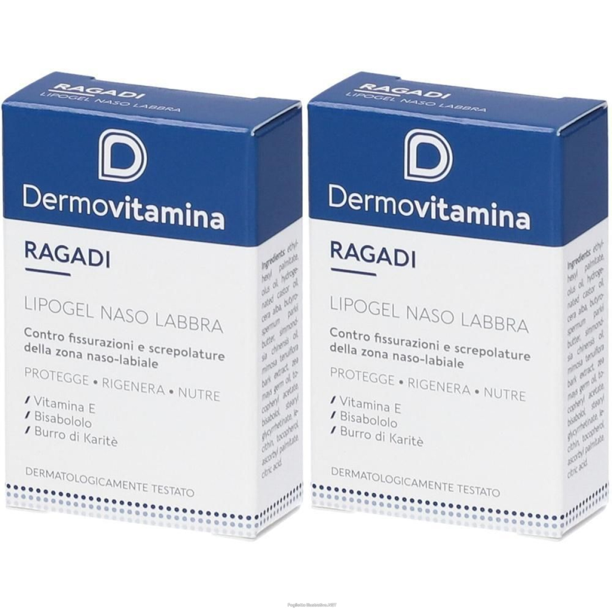 Compra Online dermovitamina ragadi naso labbra lipogel riparatore 2x8 ml gel e Trova il miglior prezzo