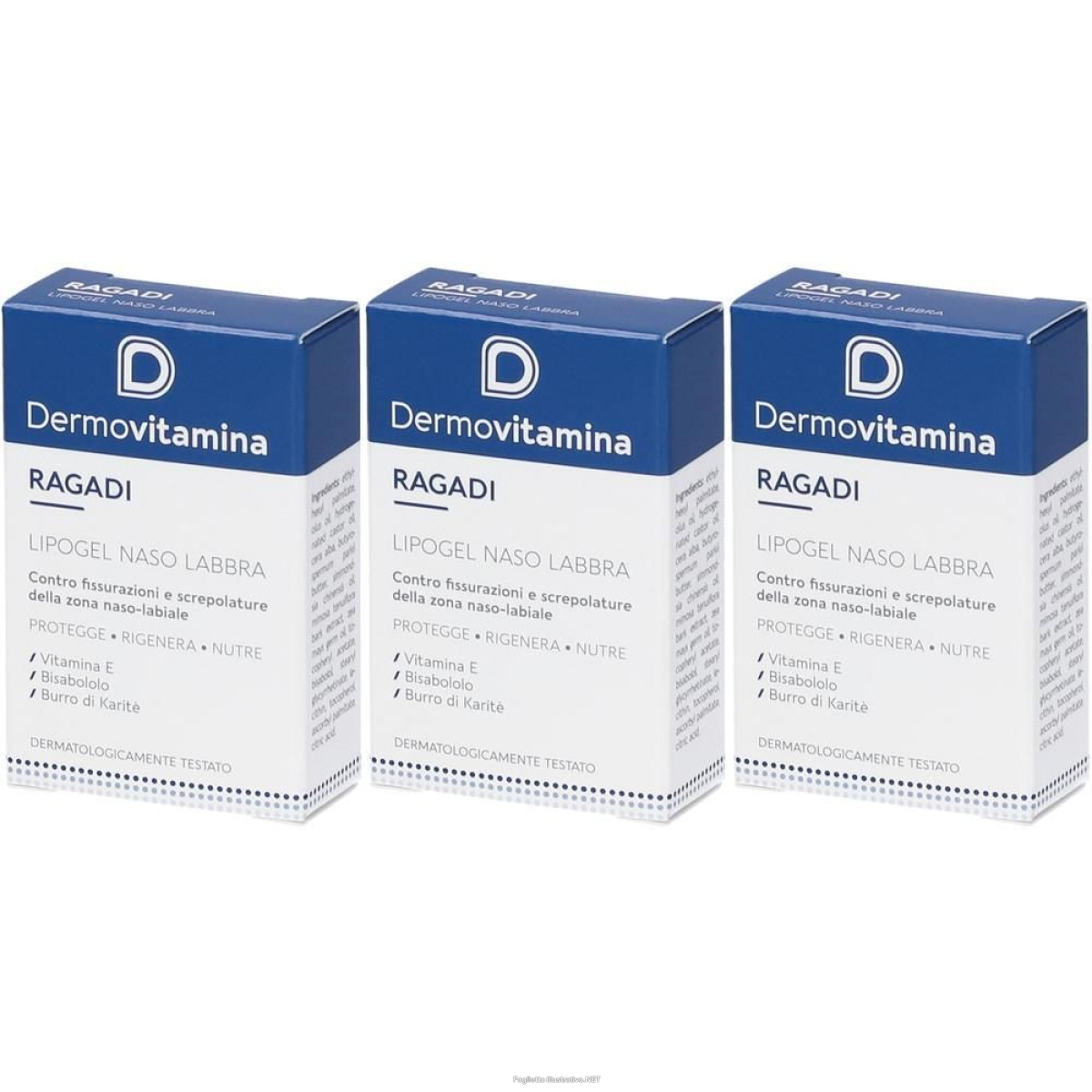 Compra Online dermovitamina ragadi naso labbra lipogel riparatore 3x8 ml gel e Trova il miglior prezzo