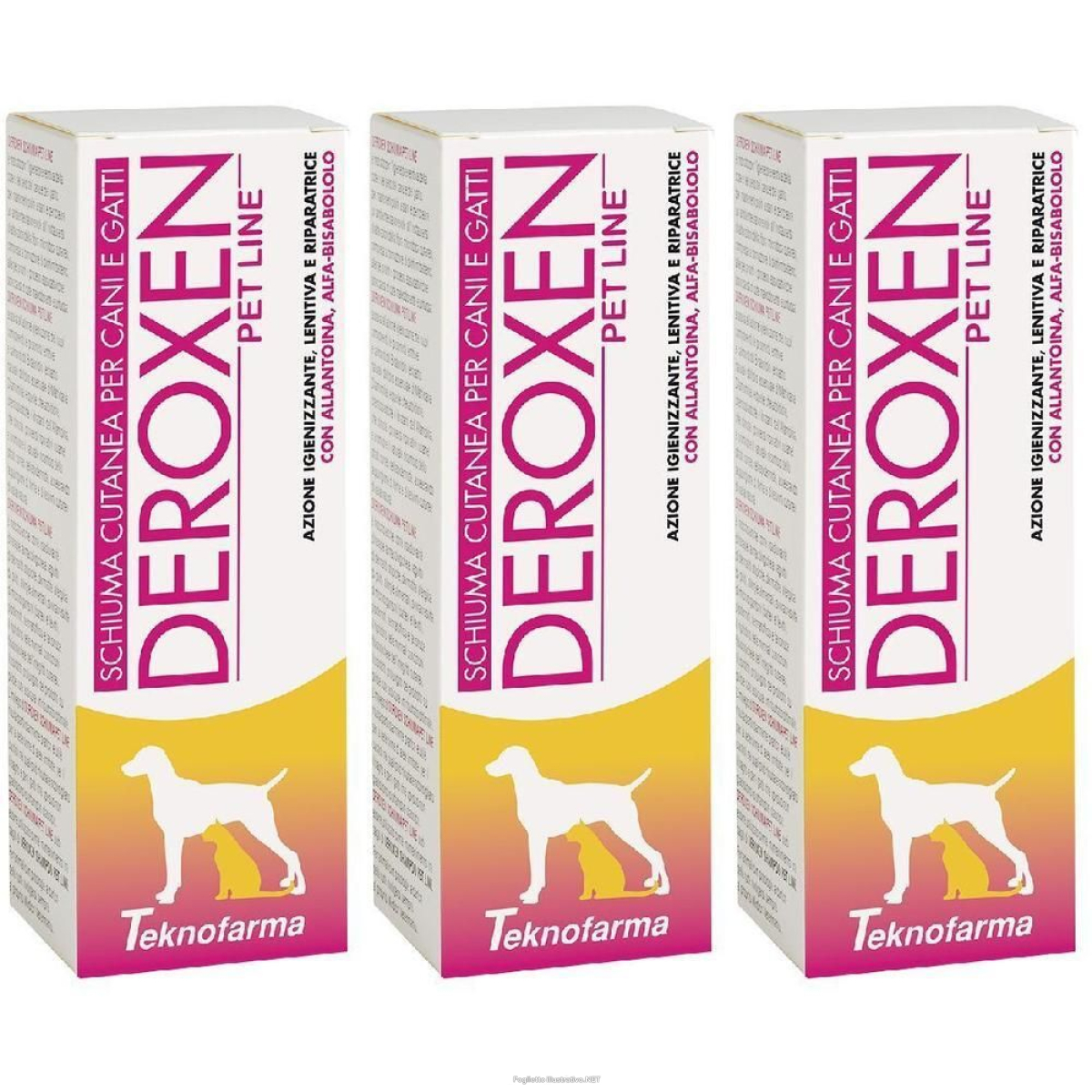 Compra Online deroxen pet line schiuma 100 ml 3x100 ml e Trova il miglior prezzo