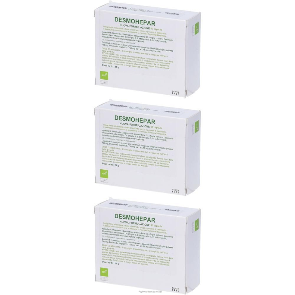 Compra Online desmohepar nf 60cps 3x60 pz capsule e Trova il miglior prezzo