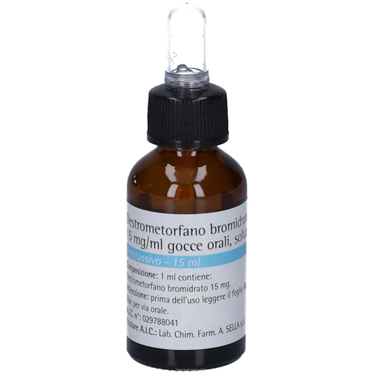 Compra Online destrometorfano bromidrato sella 15 mg/ml gocce orali, soluzione ml e Trova il miglior prezzo