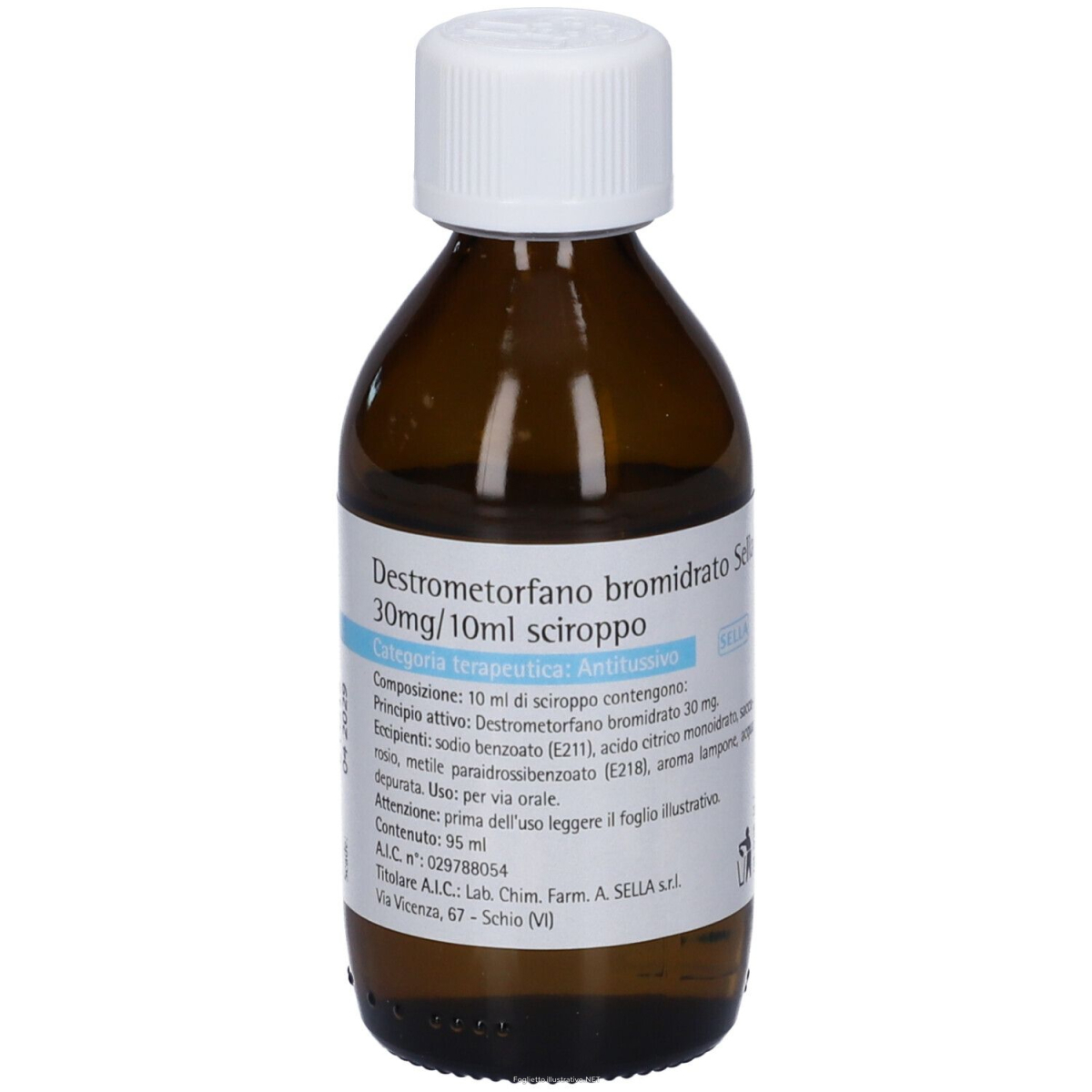 Compra Online destrometorfano bromidrato sella 30 mg/10 ml sciroppo 95 e Trova il miglior prezzo