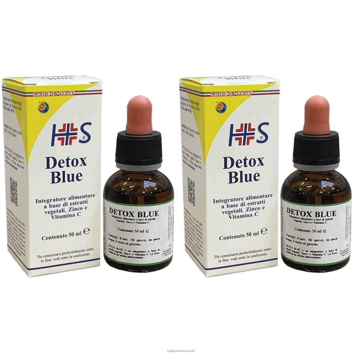 Compra Online detox blue gocce 2x50 ml orali e Trova il miglior prezzo