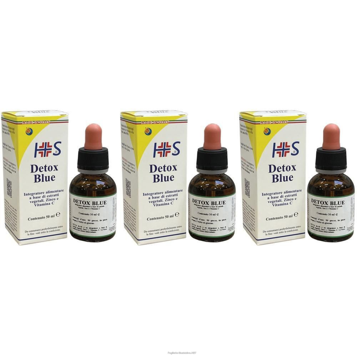 Compra Online detox blue gocce 3x50 ml orali e Trova il miglior prezzo
