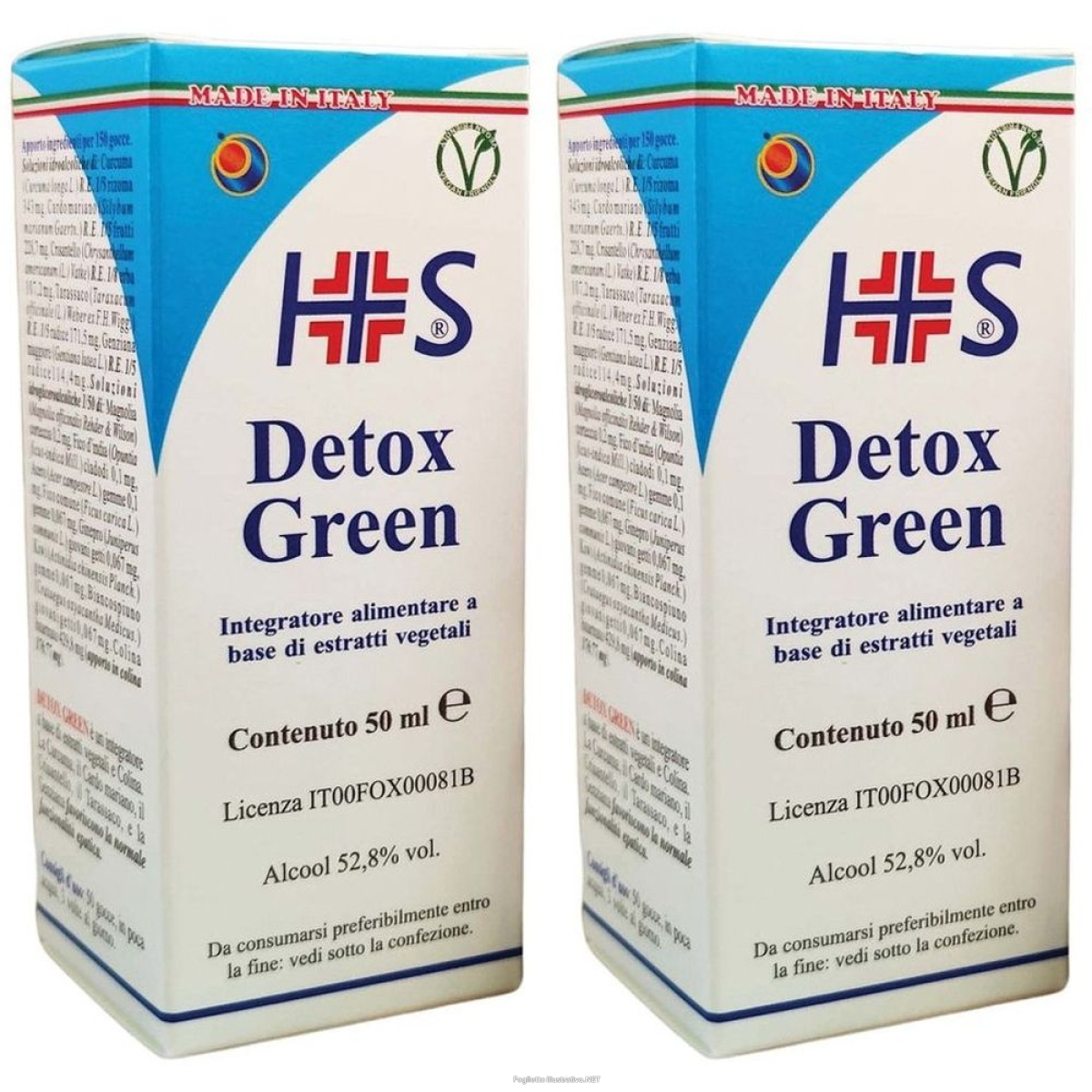 Compra Online detox green gocce set da 2 2x50 ml orali e Trova il miglior prezzo