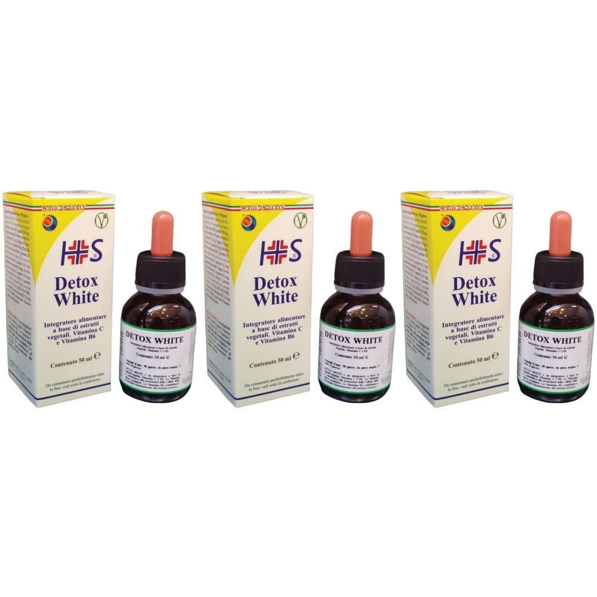 Compra Online detox white gocce 3x50 ml orali e Trova il miglior prezzo
