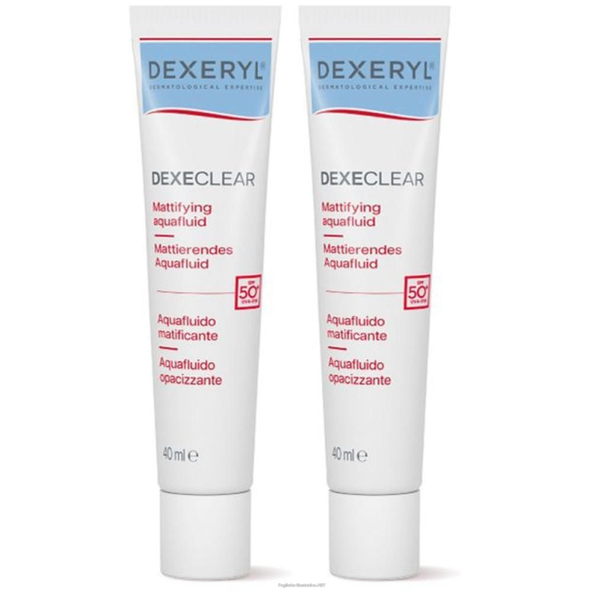 Compra Online dexeclear aquafluido opacizzante spf50+ pelle grassa/a tendenza acneic e Trova il miglior prezzo