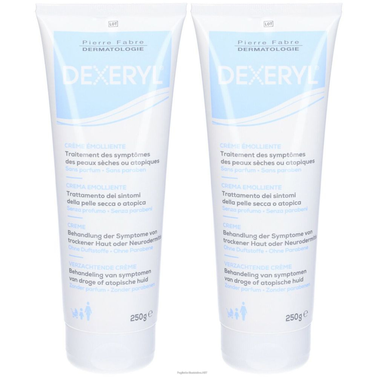 Compra Online dexeryl crema emolliente set da 2 2x250 g e Trova il miglior prezzo