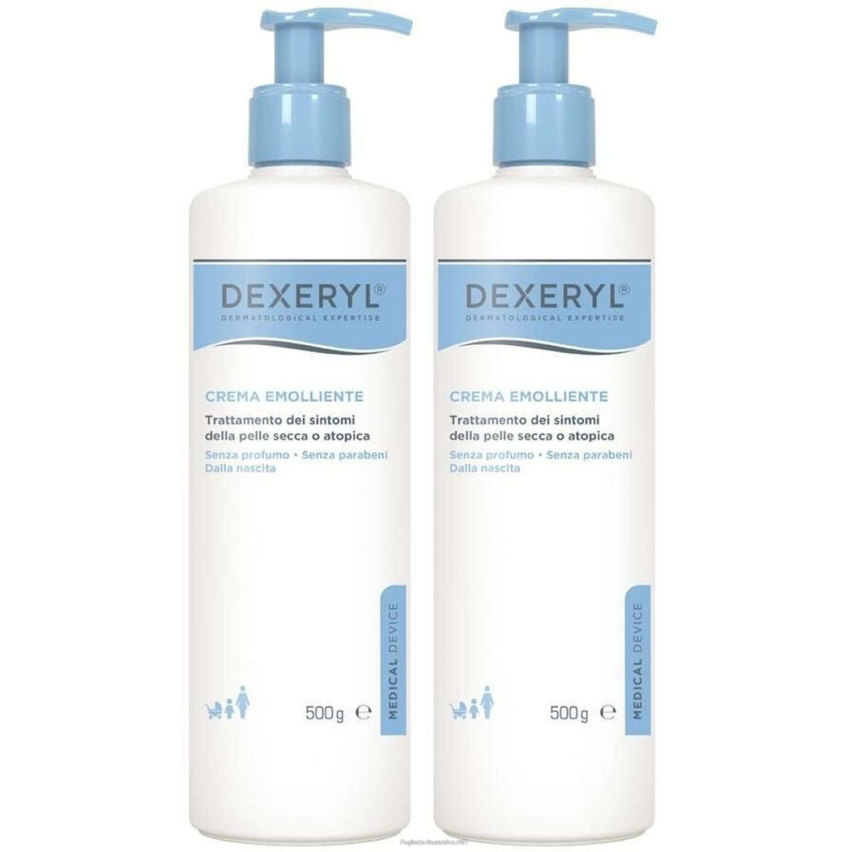 Compra Online dexeryl crema emolliente set da 2 2x500 g e Trova il miglior prezzo