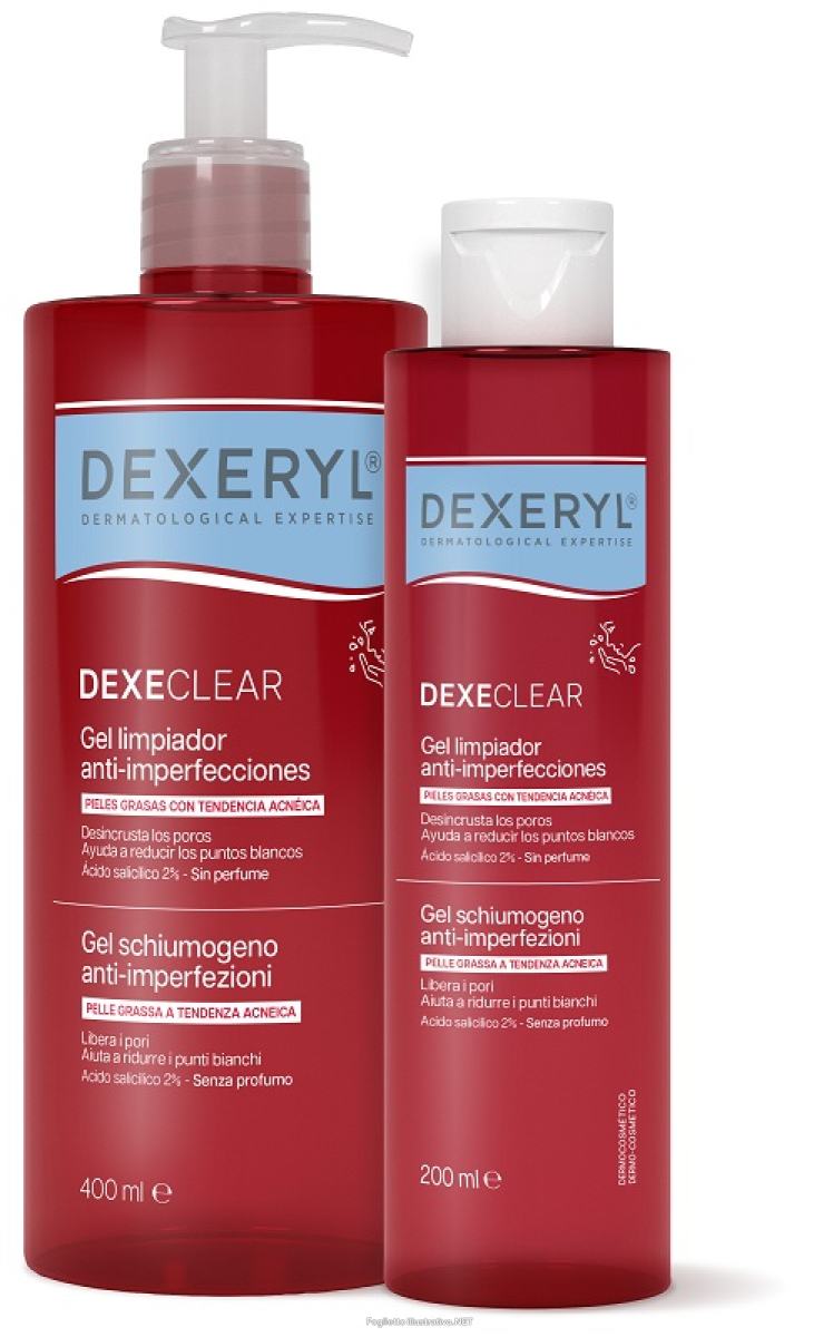 Compra Online dexeryl dexeclear gel schiumogeno anti-imperfezioni 200 ml per pelle grassa e acneica e Trova il miglior prezzo
