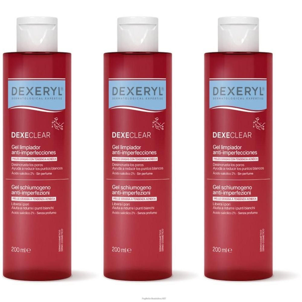 Compra Online dexeryl dexeclear gel schiumogeno anti-imperfezioni 200ml 200 ml deter e Trova il miglior prezzo