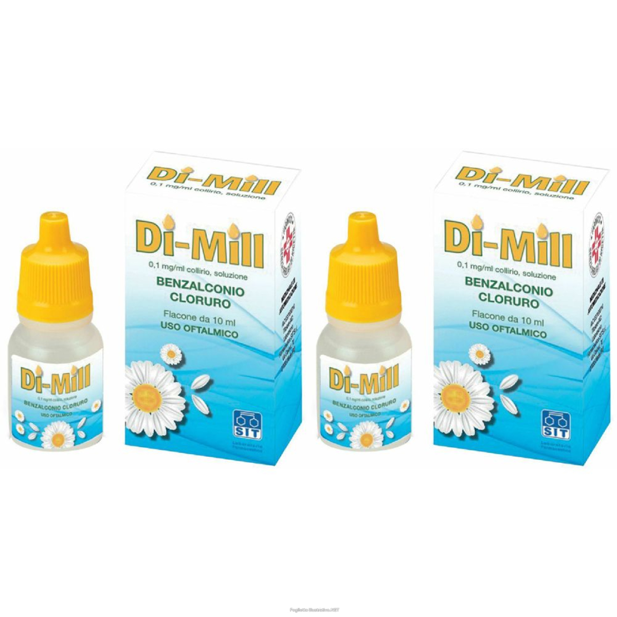 Compra Online di-mill 0,1 mg/ml collirio, soluzione set da 2 2x10 ml gocce oftalmich e Trova il miglior prezzo