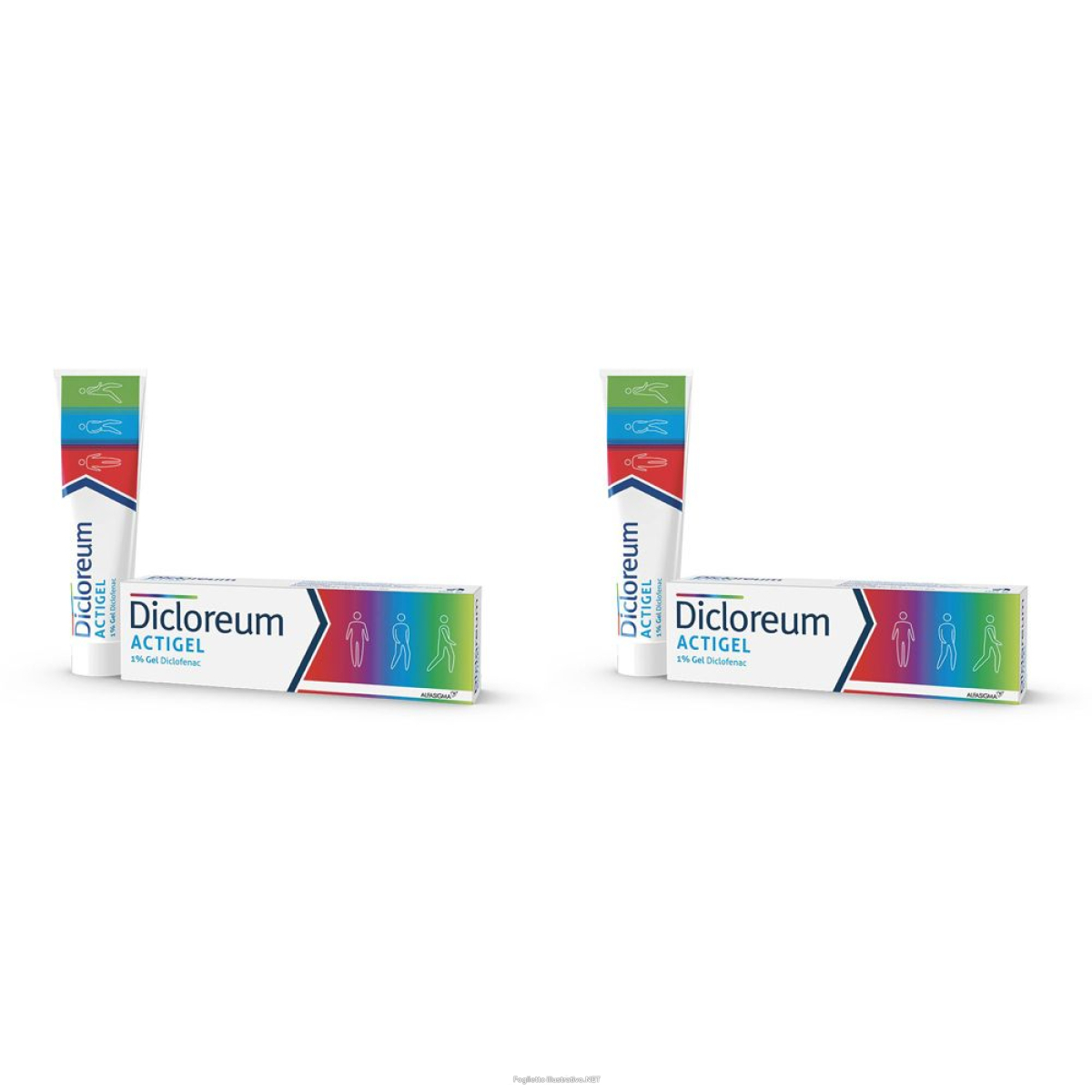 Compra Online dicloreum actigel 1% gel set da 2 2x50 g e Trova il miglior prezzo