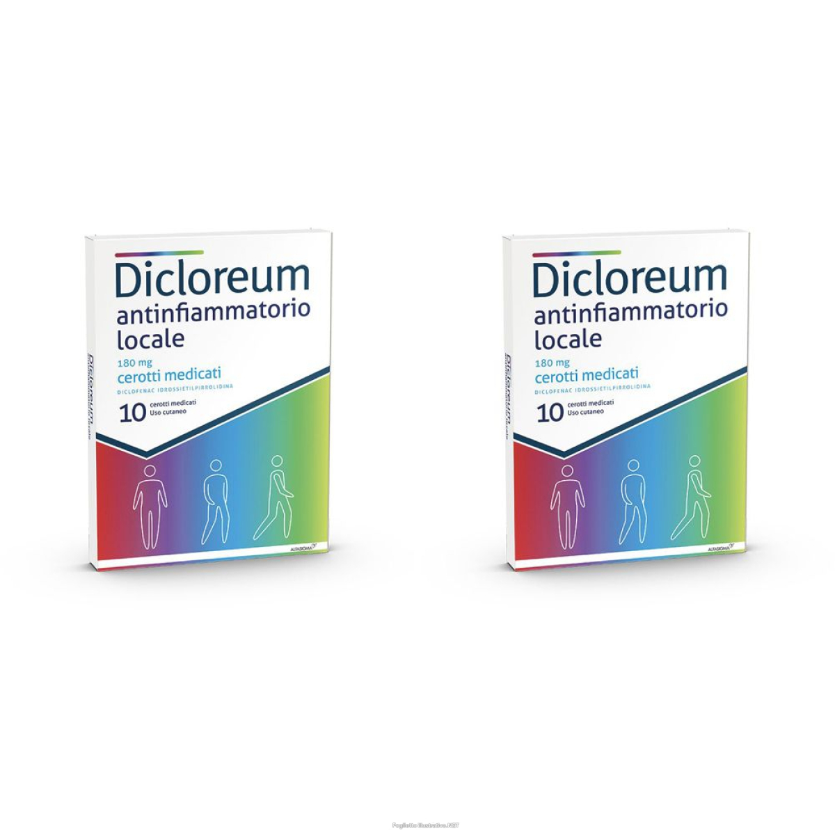 Compra Online dicloreum antinfiammatorio locale 10 cerotti medicati set da 2 2x10 pz e Trova il miglior prezzo