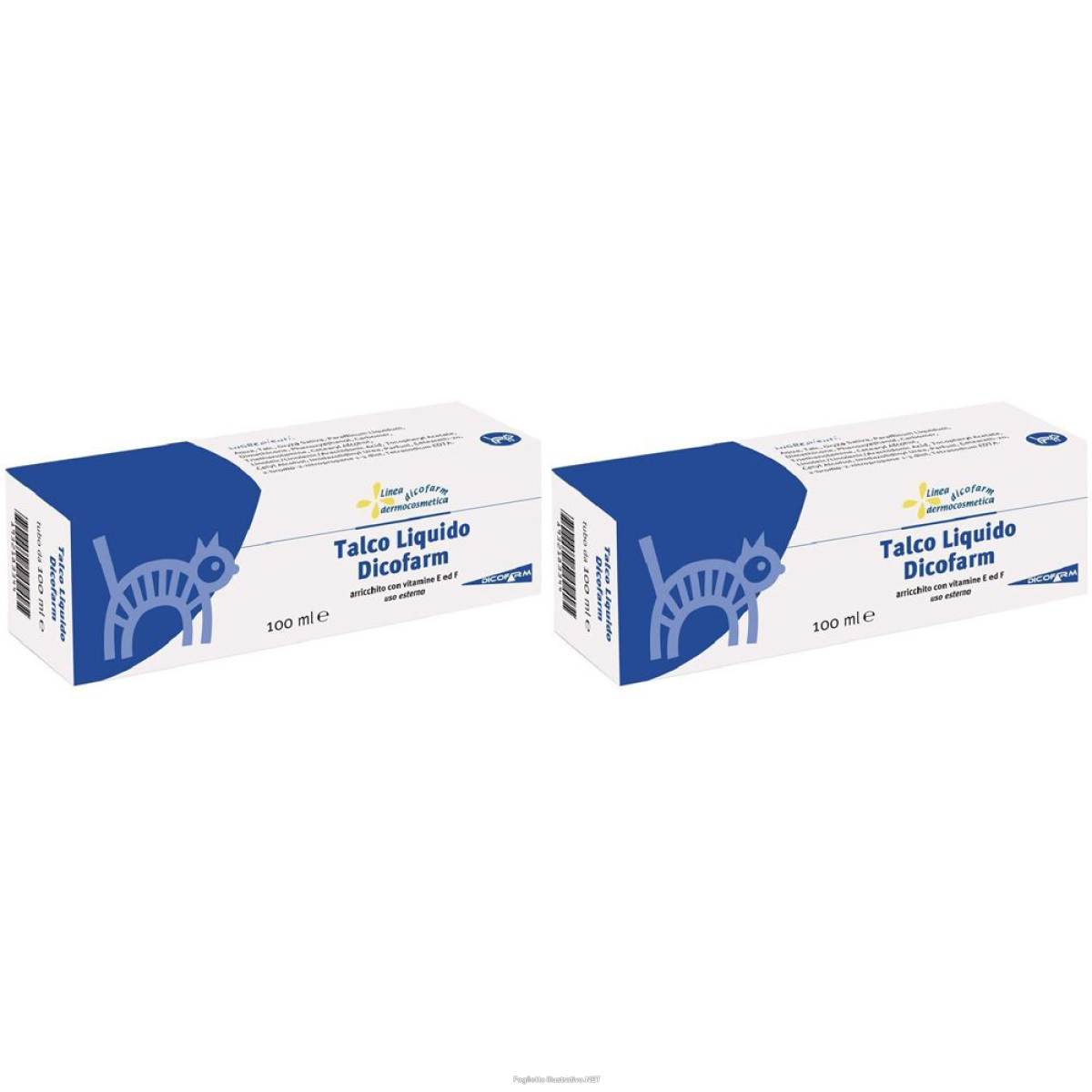 Compra Online dicofarm talco liquido set da 2 2x100 ml pomata e Trova il miglior prezzo