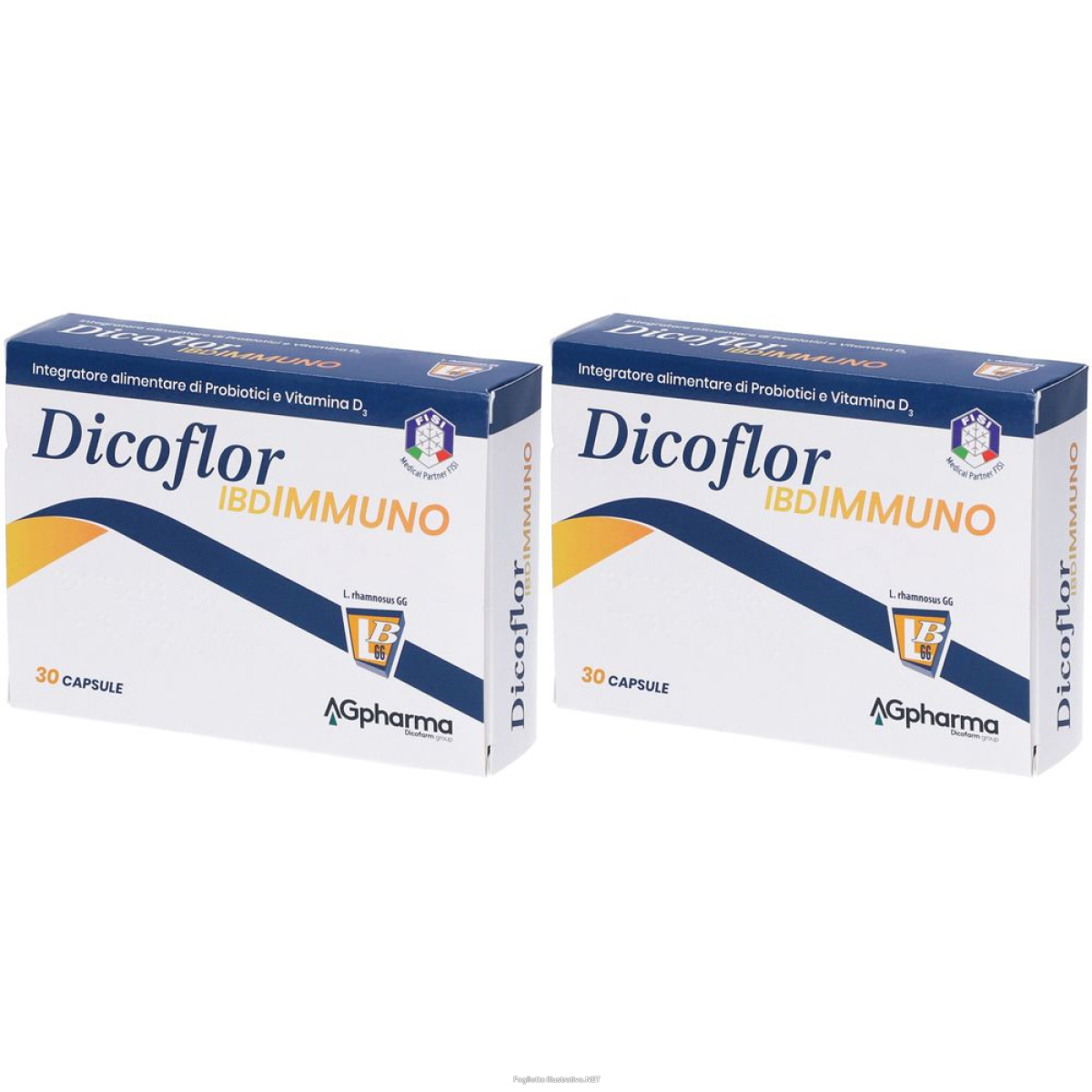Compra Online dicoflor ibdimmuno set da 2 2x8,8 g capsule e Trova il miglior prezzo