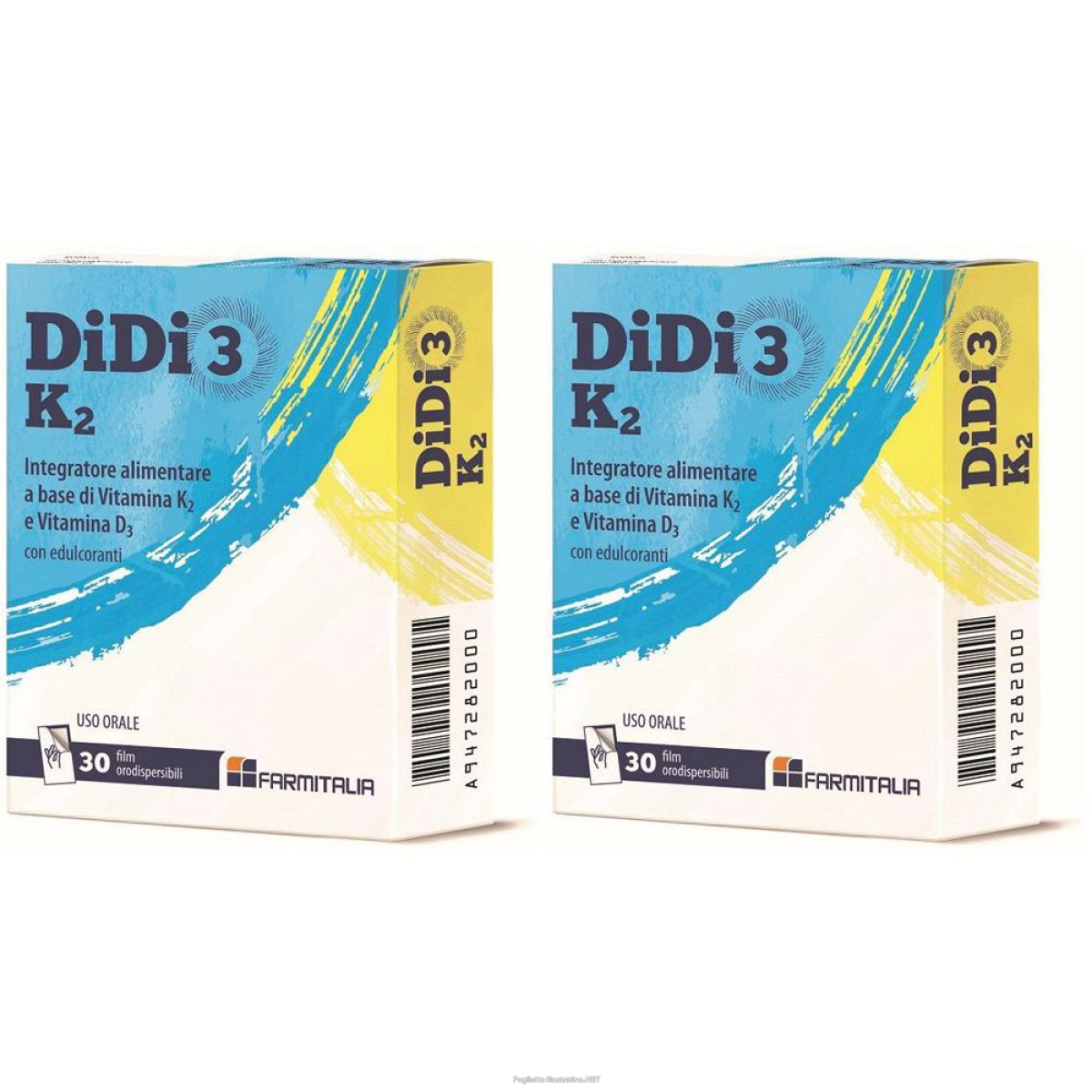Compra Online didi3 k2 30 film orodispersibili set da 2 2x2,25 g compresse e Trova il miglior prezzo