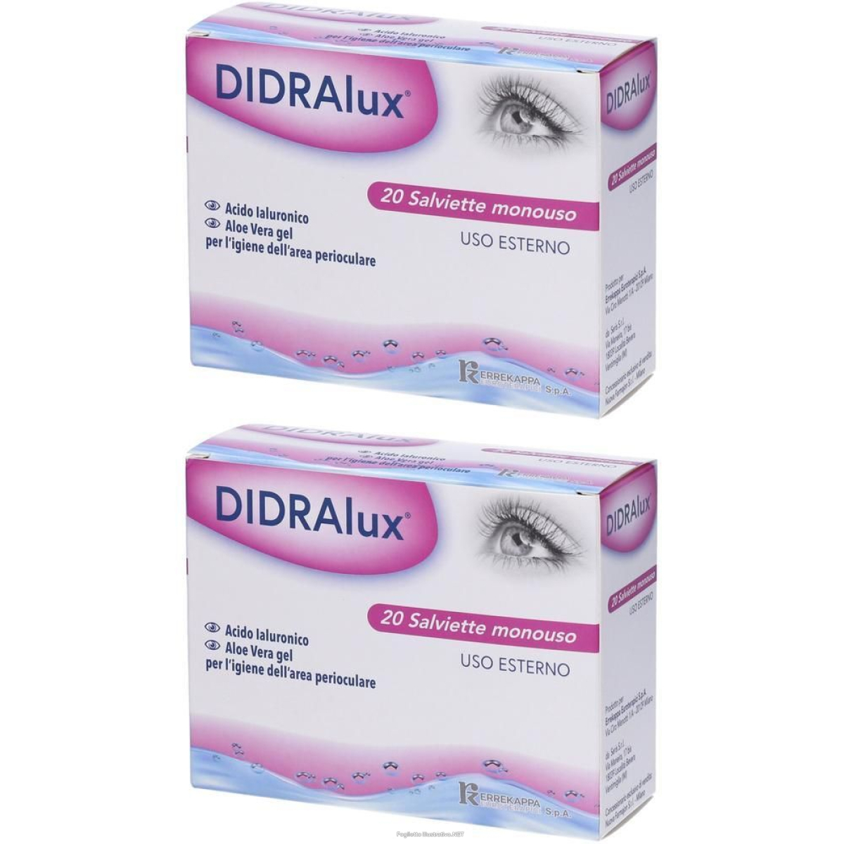 Compra Online didralux salviette perioculari 2x1 pz garza e Trova il miglior prezzo