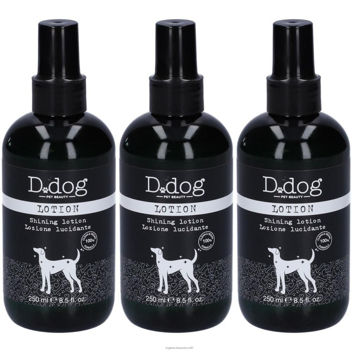 Compra Online diego dalla palma d dog lozione lucidante 3x250 ml soluzione e Trova il miglior prezzo