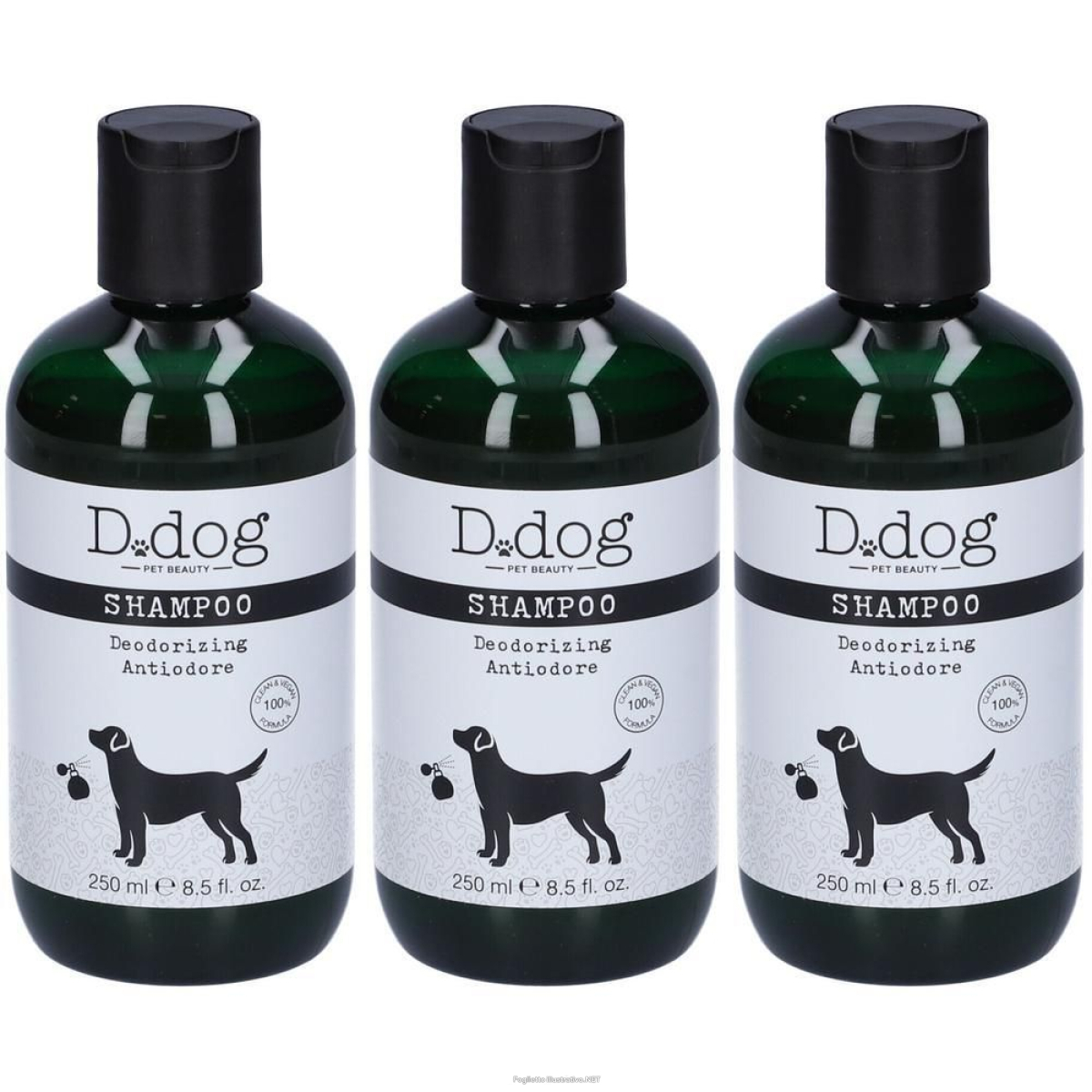 Compra Online diego dalla palma d dog shampoo antiodore 3x250 ml e Trova il miglior prezzo