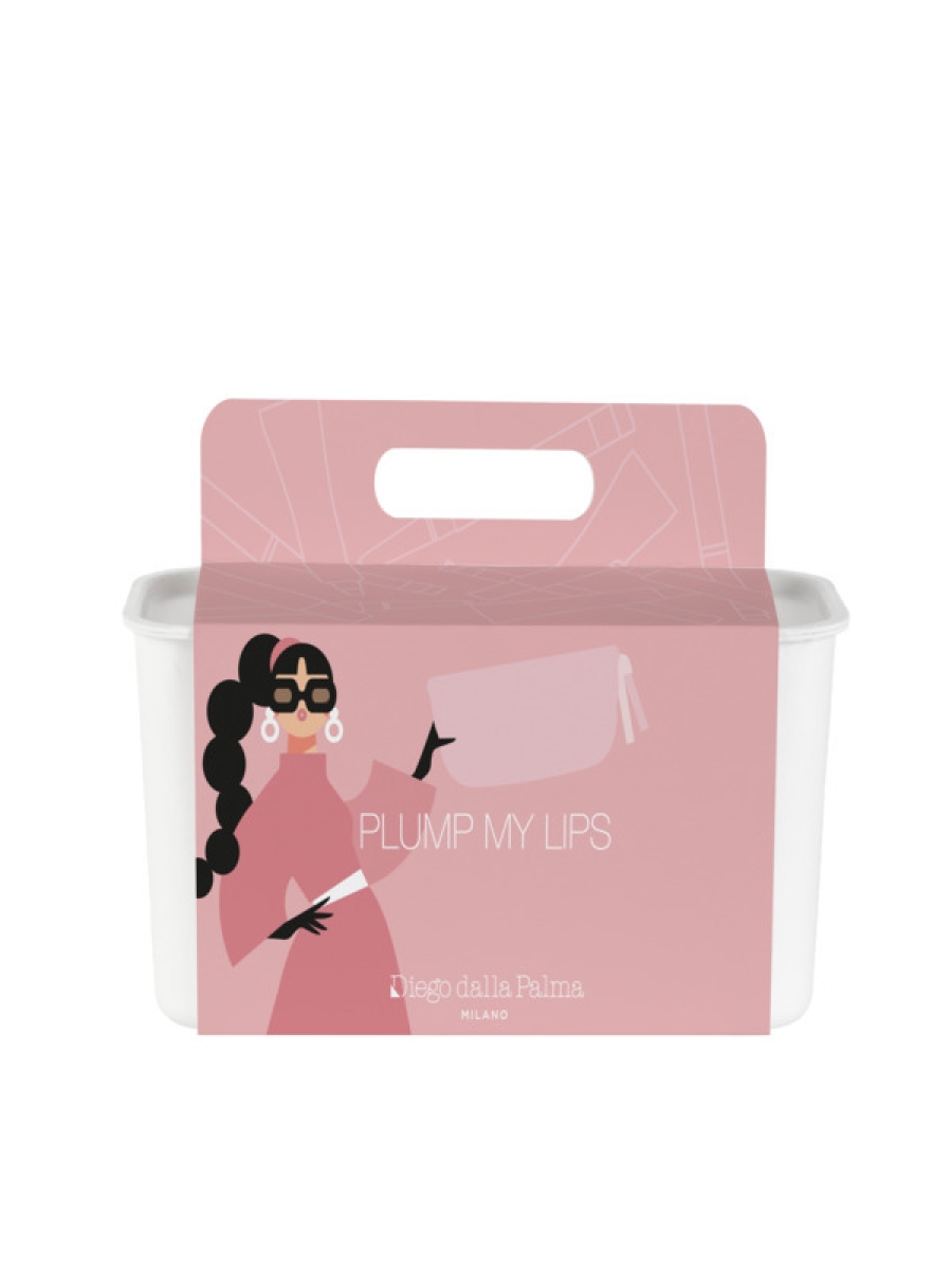 Compra Online Diego dalla palma plump my lips kit con balsamo labbra volumizzante 10 ml + plump&fill my lips 191 0,2 g + pochette rosa 20x6,2x4,5cm e Trova il miglior prezzo