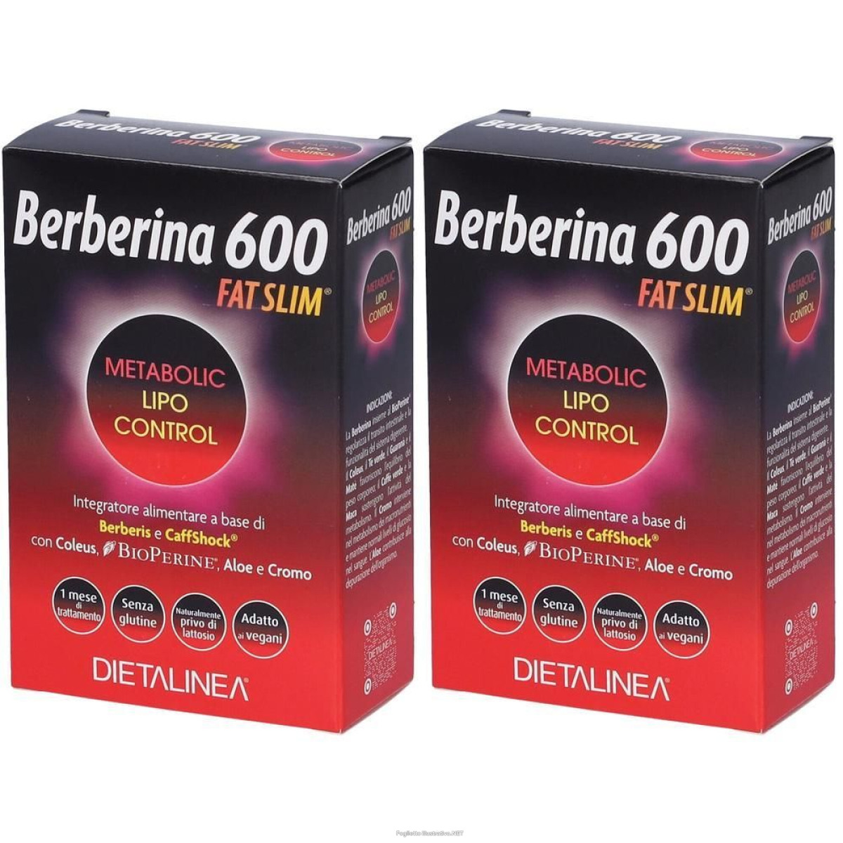 Compra Online dietalinea berberina 600 fat slim metabolic lipo control compresse 2x4 e Trova il miglior prezzo