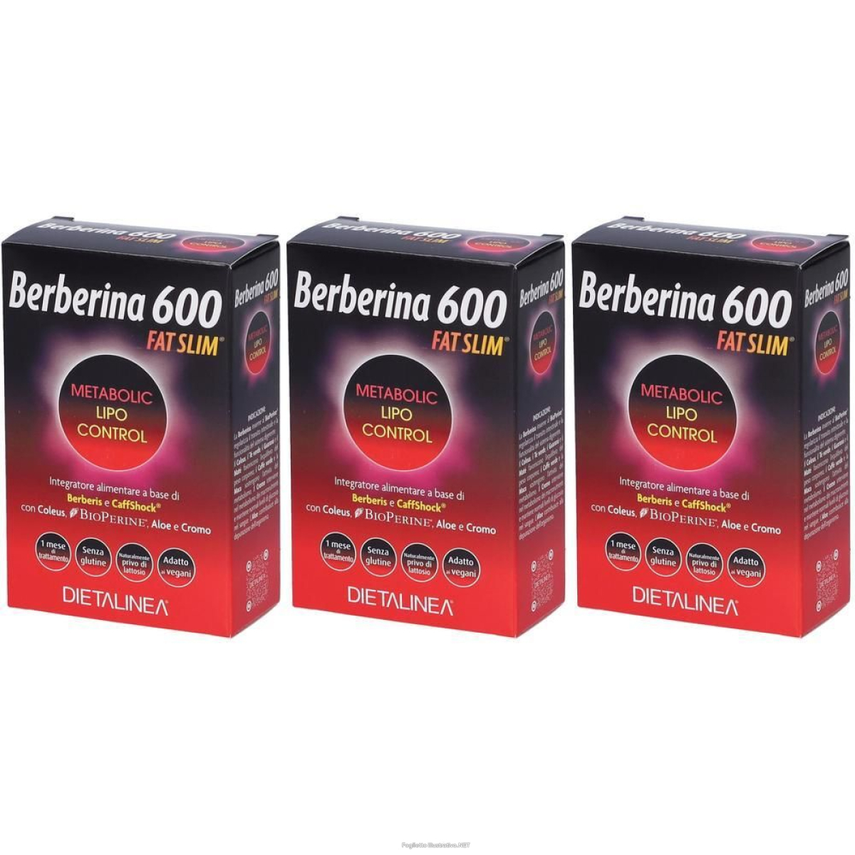Compra Online dietalinea berberina 600 fat slim metabolic lipo control compresse 3x4 e Trova il miglior prezzo