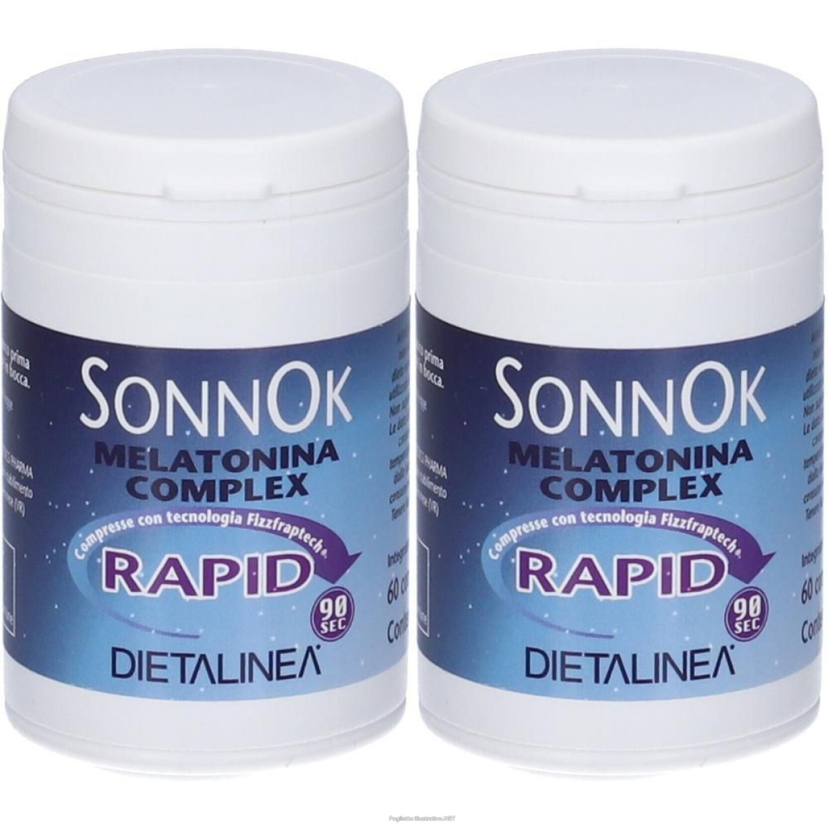 Compra Online dietalinea sonnok melatonina rapida compresse 2x30 g e Trova il miglior prezzo