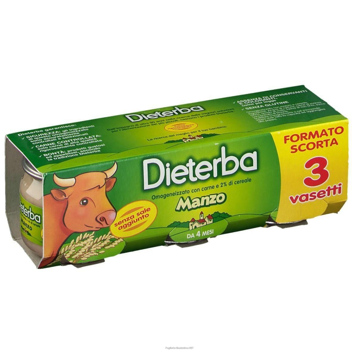 Compra Online dieterba omogeneizzato manzo 3x80 g pappa e Trova il miglior prezzo
