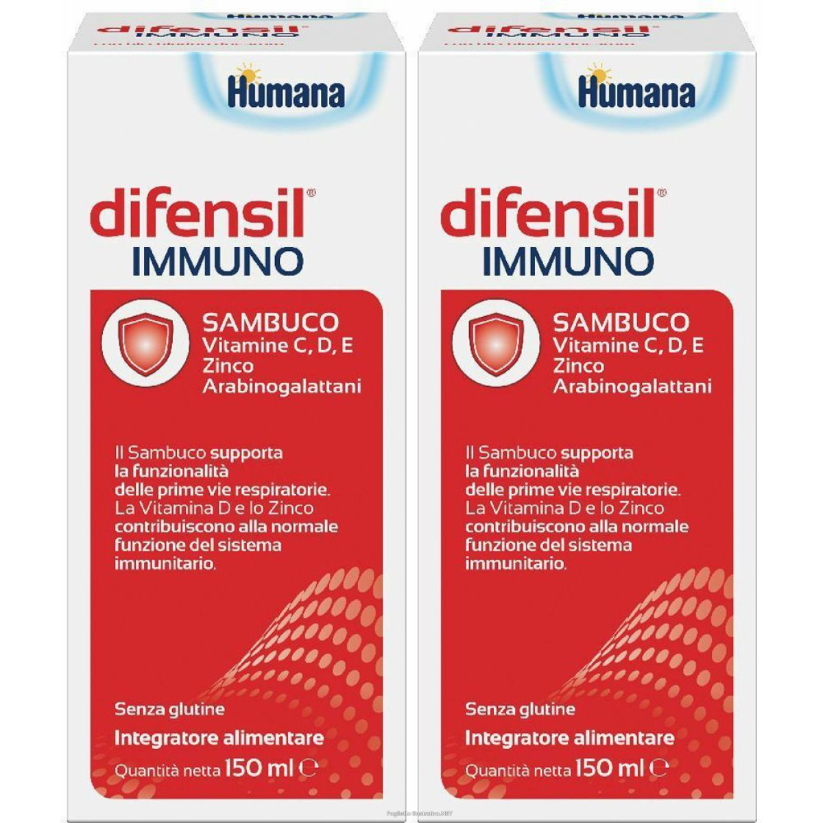 Compra Online difensil immuno set da 2 2x150 ml soluzione e Trova il miglior prezzo