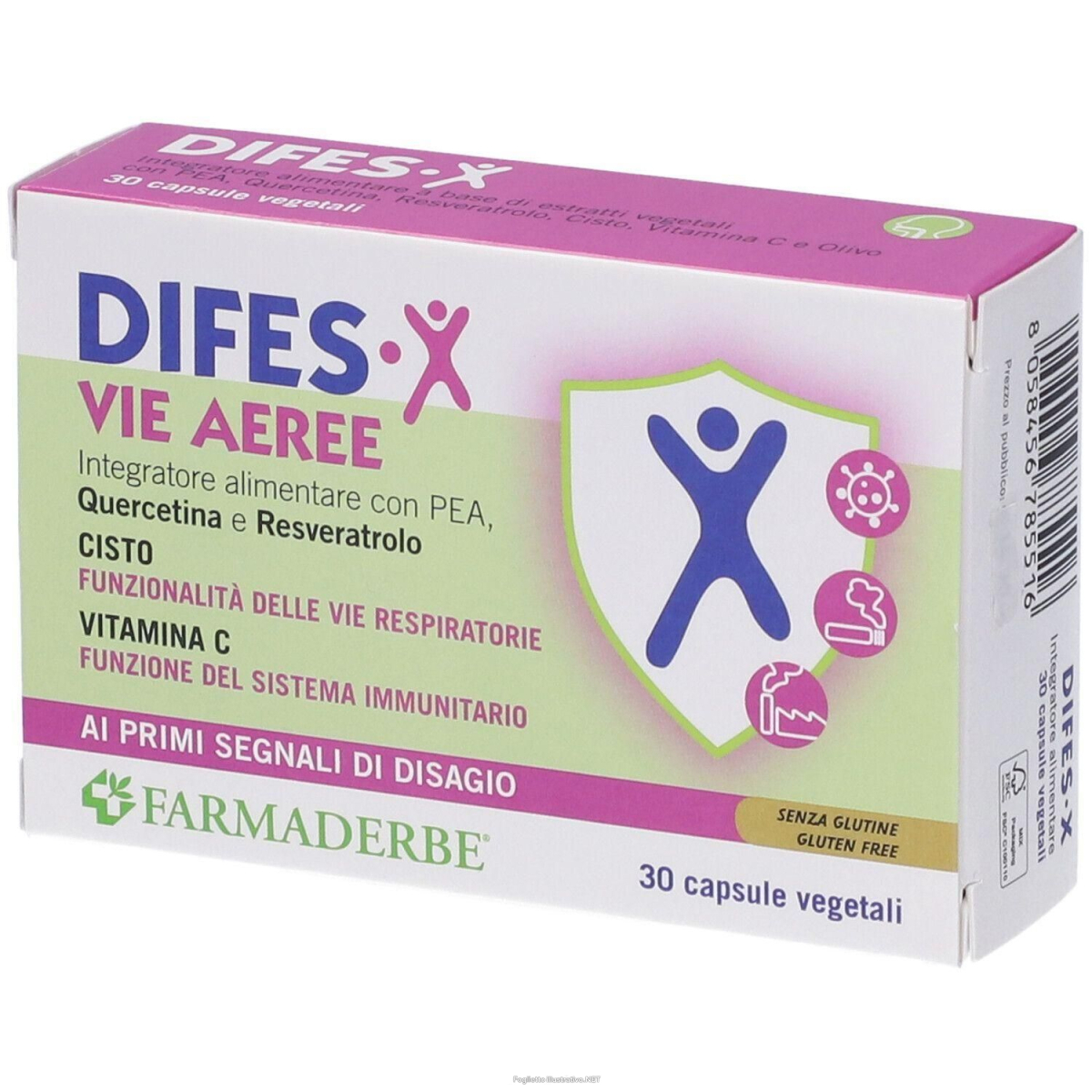 Compra Online difes x vie aeree 30 capsule 4x20,34 g e Trova il miglior prezzo