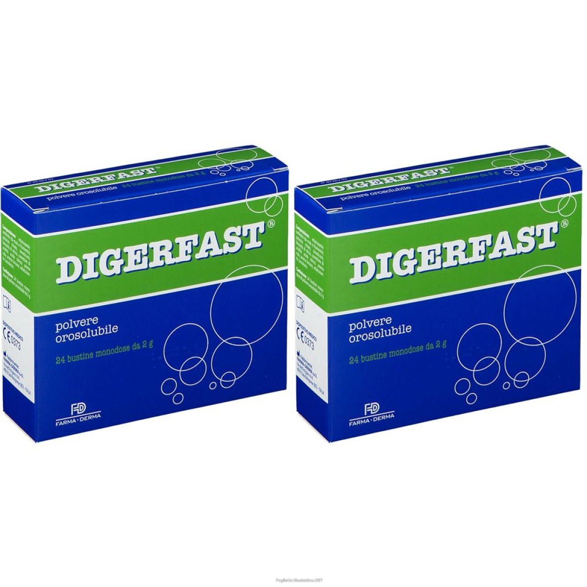 Compra Online digerfast® bustine set da 2 2x24x2 g bustina e Trova il miglior prezzo