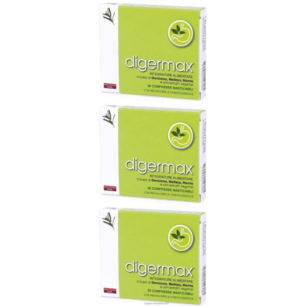 Compra Online digermax 30 compresse masticabili 3x30 pz masticabili e Trova il miglior prezzo